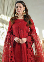 QALAMKAR | LAWN EMB 3 PC
