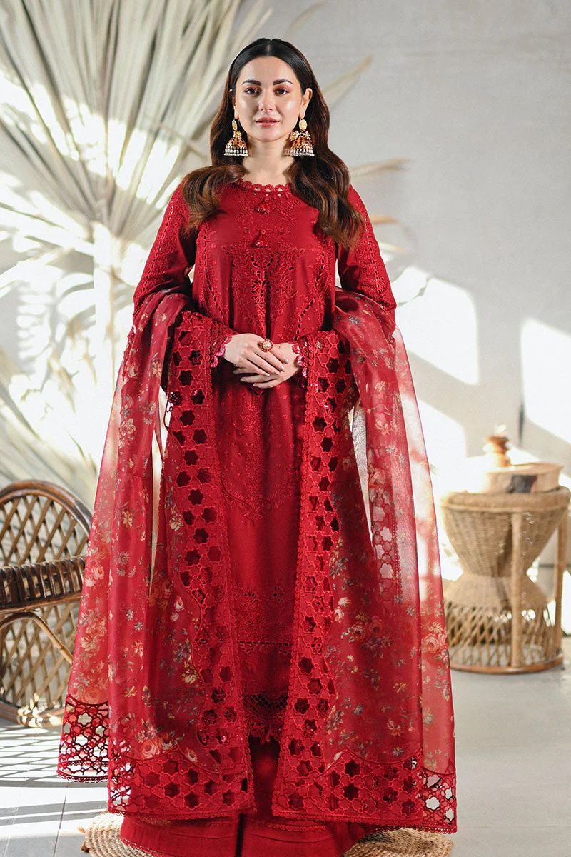 QALAMKAR | LAWN EMB 3 PC