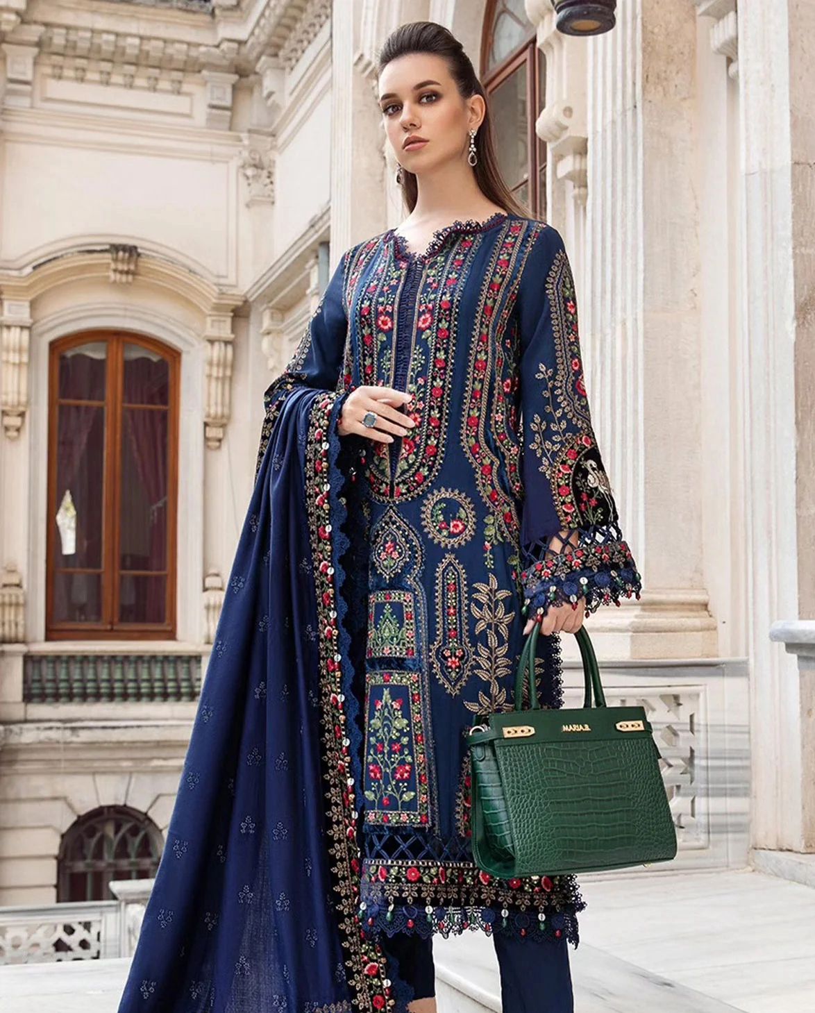 MARIA. B | LAWN EMB 3 PC