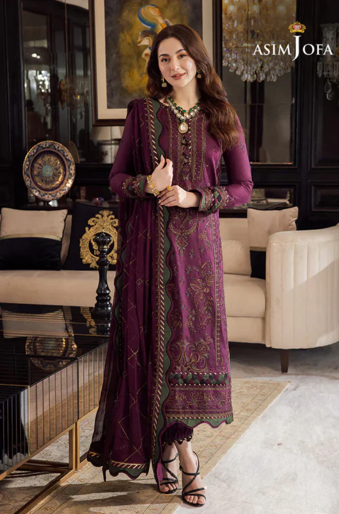 ASIM JOFA | LAWN EMB 3 PC