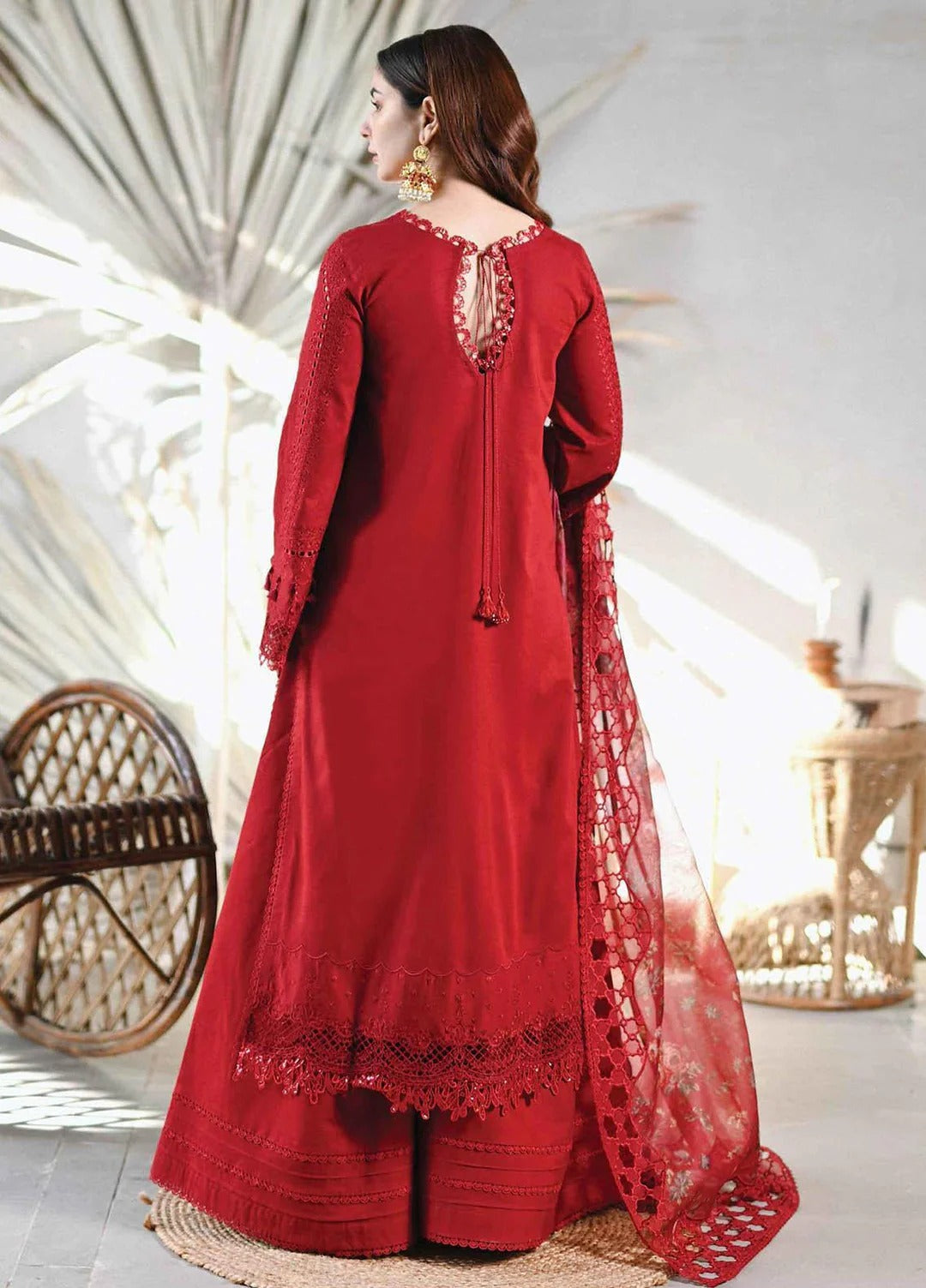 QALAMKAR | LAWN EMB 3 PC